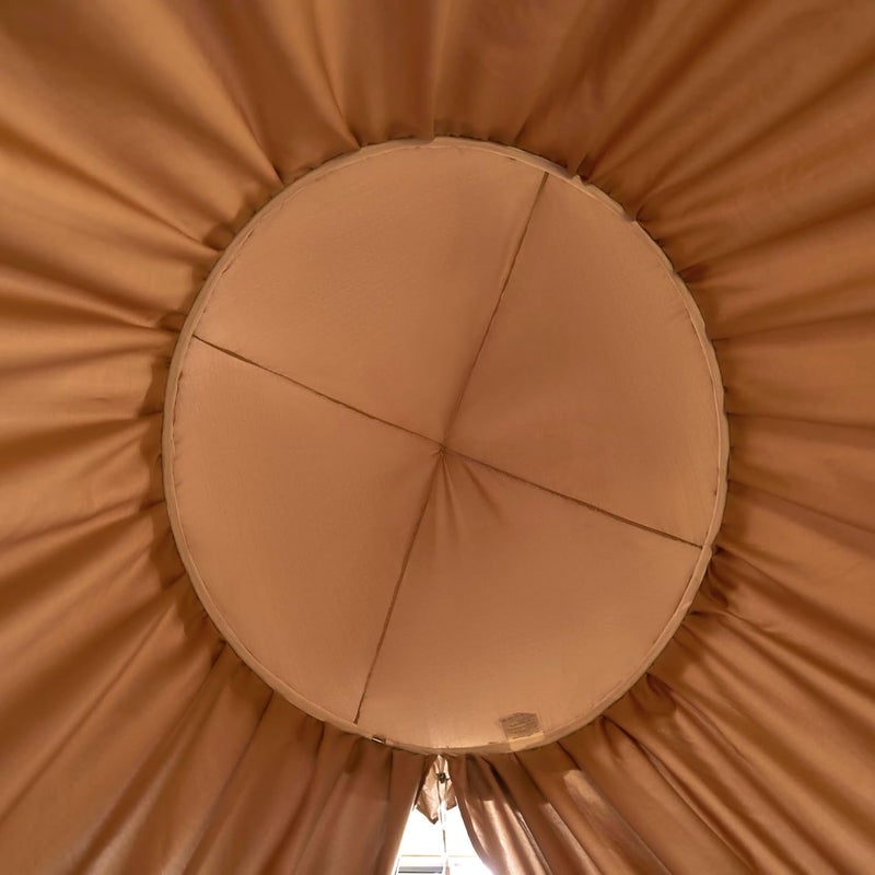 Akiky Kids Bed Canopy for Crib & Twin Size with Ruffles Dreamcatcher, Boys Princess Girls Nursery Room Decor Toddler Baby Dome Round Hanging Tent Curtains Skirt Over Bed Reading Nook Play Nougat - Image 5